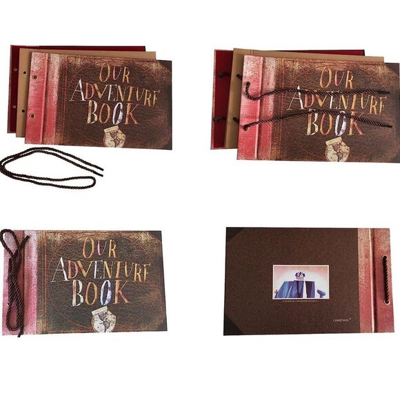 New “Our Adventure Book” Pixar “Up Movie” Scrapbooking Album 32 Pages & Stickers - Picture 6 of 6